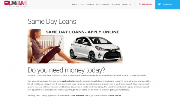 Loansmart screenshot